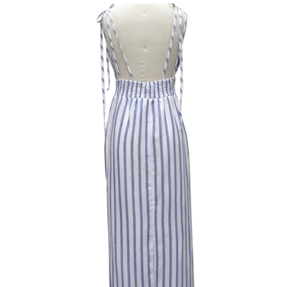Lilyful Women's Backless Boho Maxi Dress 👗 - Picture 2 of 10